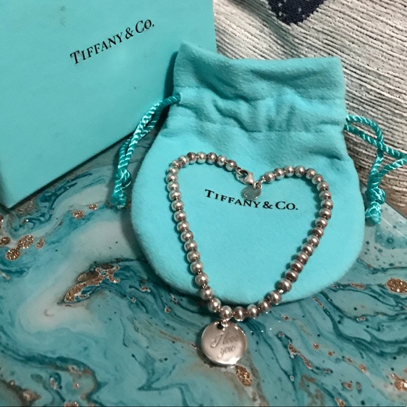 Tiffany & Co. Jewelry - TIFFANY & CO “I Love You” 925 Bracelet6.5”+Bag/Box